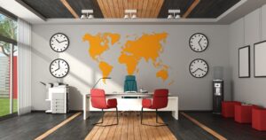 Modern colorful office
