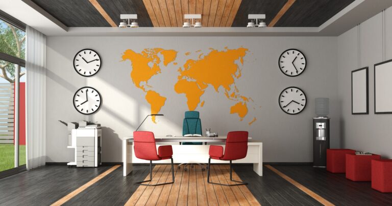 Modern colorful office